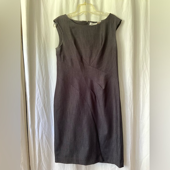 Calvin Klein Grey Dress- Size 10 - Picture 4 of 4